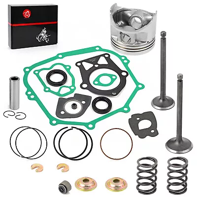 ENGINE Piston & Ring Gasket Seal Valve Rebuild Kit For YAMAHA 285cc Golf Cart G2 • $118.99