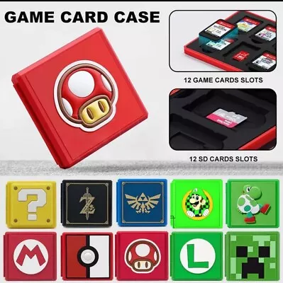 Nintendo Switch Premium 12-in-1 Game Card Case • $8.98