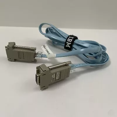 Cisco Rollover Console Cable W/ 2 Adapters 74-0495-01 72-1259-01 LL97744 Foxconn • $17.99