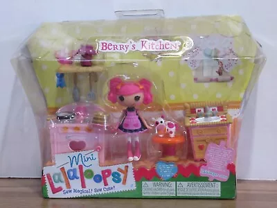 MINI LALALOOPSY BERRY'S KITCHEN PLAYSET Includes 1 Doll & Accessories NIB • $32.50