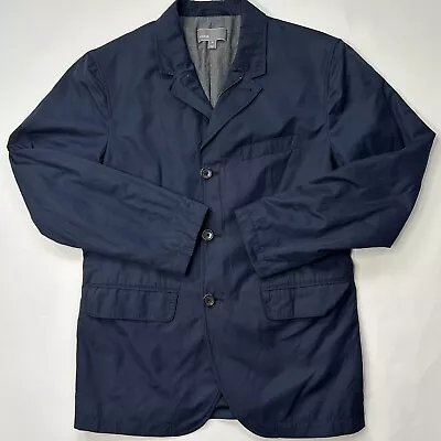 Vince Jacket Mens 38 Small Blazer Style Softshell Full Zip Coat Navy Blue Casual • $59.97