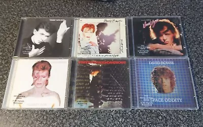 DAVID BOWIE SERIES CD Albums Lot X 6 Please Read • £20