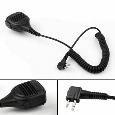 Shoulder Speaker Mic For  Radio 2 PIN GP68 CP150 GP88 CP200 PMMN4029A CA • $14.79