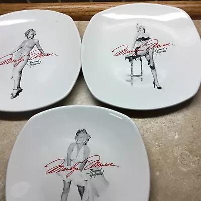 Set Of 3 Marilyn Monroe Collectors Plates Bernard Of Hollywood 6 3/4” • $19.99