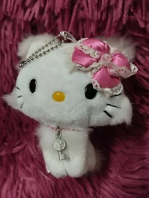 Mini Charmmy​ Kitty Pink Bow 4 ​ Plush Doll Keychain Pre-owned Xlnt Cond. • $38