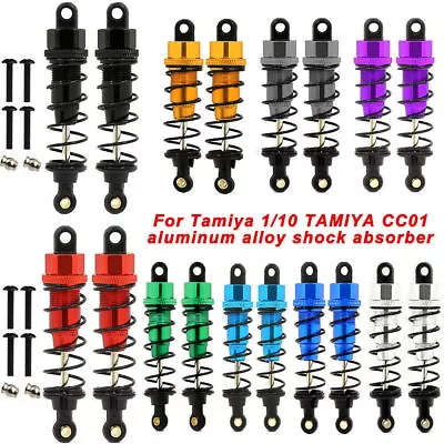 For 1/10 HSP Tamiya CC01 RC Cars 82MM Aluminum Alloy Shock Absorber Shock Damper • £9.49