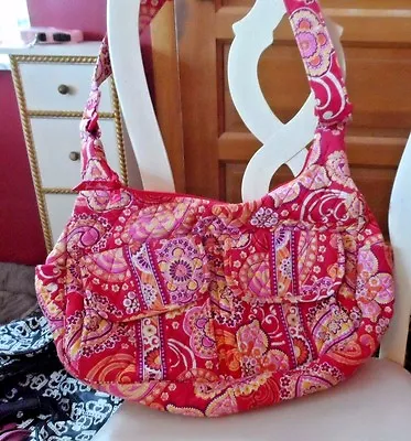 Vera Bradley Cargo Sling In Retied Raspberry Fizz Pattern • $35