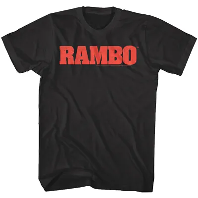 Rambo Movie Logo Men's T Shirt Sylvester Stallone Soldier Military Action Movie  • $29.50