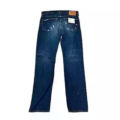 Adriano Goldschmeid AG Jeans Matchbox Straight Paint Distressed Size 33 X 33 • $95