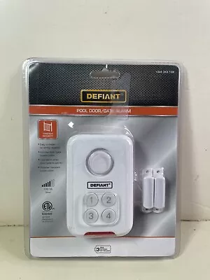 Defiant Wireless Swimming Pool Alarm Loud W Bypass Battery Operated THD-PA • $19.99