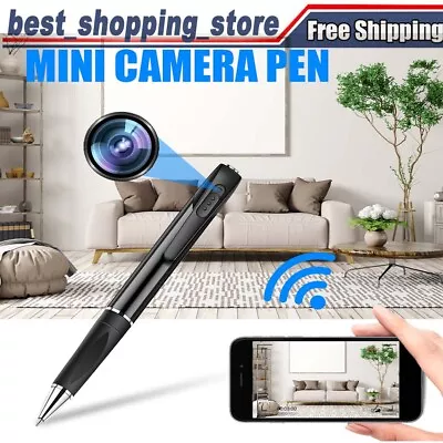 WiFi Pocket Camera Pen 1080p HD Small Clip Cam Pen Camera Full HD Video Recorder • $50.99