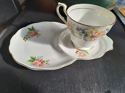  Elegant Mismatched Paragon & Royal Albert Saucer TENNIS SET • $45