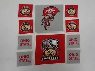 Ohio State University   Buckeyes  - Fabric Applique Iron Ons -10 Pieces • $5.95