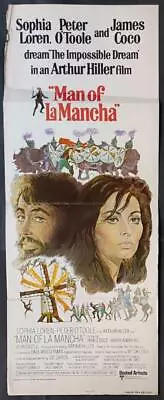 Peter O'Toole Sophia Loren & Coco MAN OF LA MANCHA Original Movie Poster 3656 • $5.99