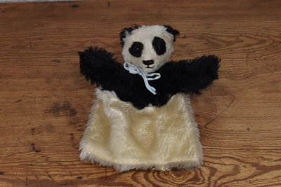 £18 • Buy RARE 1940's MERRYTHOUGHT MOHAIR PANDA GLOVE / HAND PUPPET - 8 INCHES
