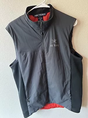 Arc’teryx Atom Lt Vest Mens Color Gray Red (Medium) • $50