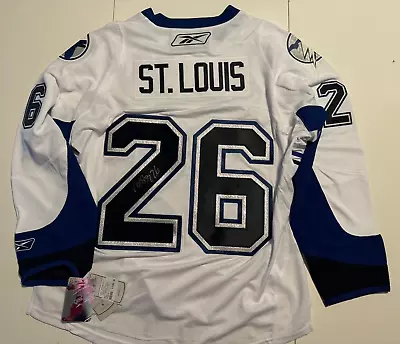 Martin St. Louis Signed Tampa Bay Lightning Jersey Hall Of Fame • $500