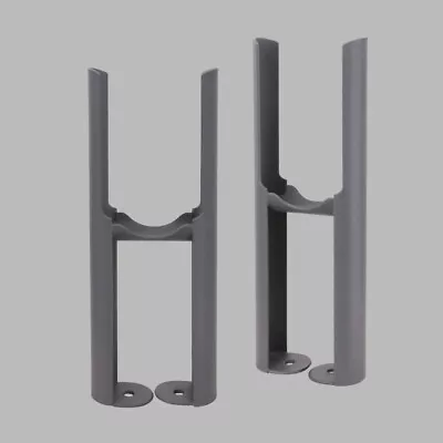 Traditional 2 Bars Column Cast Iron Radiator Anthracite Floor Mounting Kit Legs • £16.99