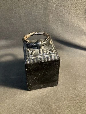 £17.99 • Buy 7lb Cast Iron Ring Weight .painted.