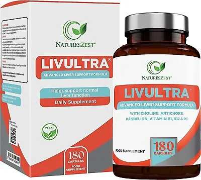 Liver Support Supplement – Liver Cleanse Detox & Repair - Liver Support Capsules • £20.95