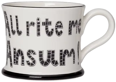 £17.25 • Buy All Rite My Ansum! Mug By Moorland Pottery, Kernow Ware