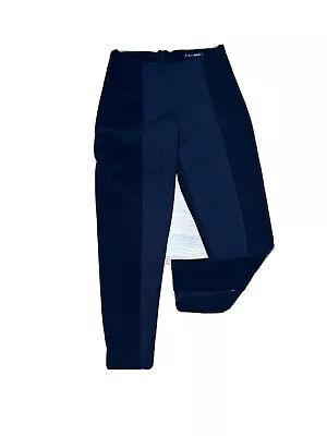 Elm Design By Matthildur European Black Ankle Zip Pants W/ Stretch Panel Size P • $49.99