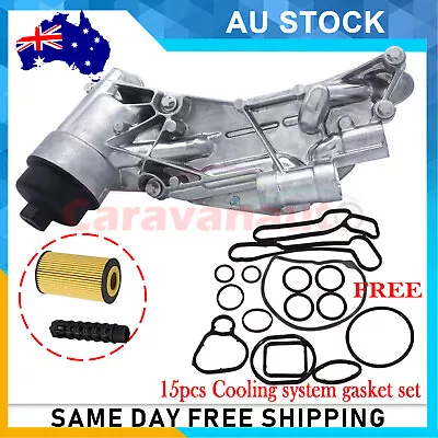 Seals Fitted Oil Cooler Assembly For Holden Cruze JG JH F18D 1.8 Barina TM Astra • $78