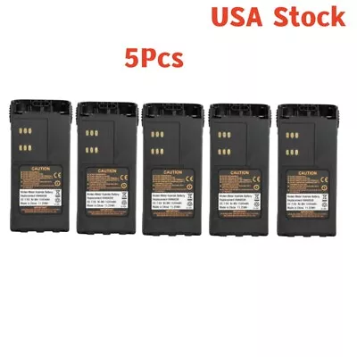 Lot 5 Replacement HNN9008 1500mAh NI-MH Battery For GP328 GP338 GP380 GP1280 • $90