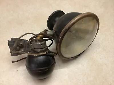 OLD Automobile SPOT LiGhT Glass LeNs Vintage TRUCK LAmp Mount MIRROR Early LitE • $129.95