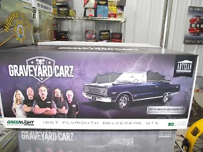 Greenlight 1/18 Graveyard Carz 1967 Plymouth Belvedere GTX NIB • $10.50