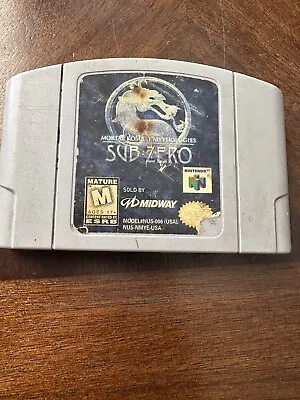 Mortal Kombat Mythologies: Sub-Zero (Nintendo 64 1997) Tested Fast Shipping • $21.99