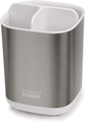 $33.99 • Buy Joseph Joseph EasyStore Steel Toothbrush Caddy - White | NEW AU Free Shipping
