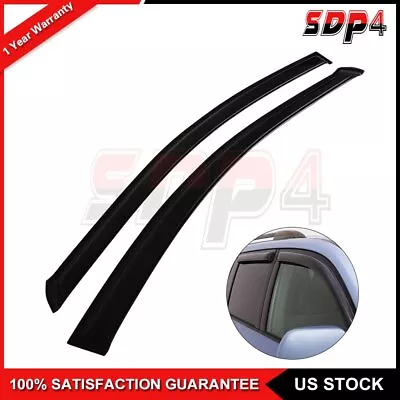 2pc Window Visor Deflector For 06-11 Honda Civic Coupe Sun Rain Guard Vent Shade • $30.01