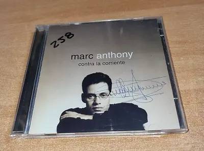 MARC ANTHONY Contra La Corriente CD SIGNED AUTOGRAPHED FIRMADO  RARO AUTOGRAFO • $69.99
