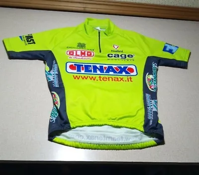 Vintage Nalini Tenax Olmo Fast Assembler Cycling Jersey Shirt Size 1 Small ITALY • $21.99
