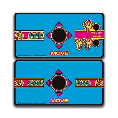 Ms. Pac-Man Arcade Cocktail CPO Sticker Decal Kit • $24.95