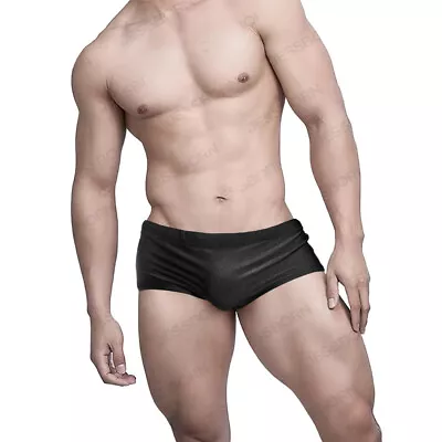 Men's Swimwear Swimming Trunks Low Rise Sexy Beach Summer Bikini Swim Briefs • $12.99