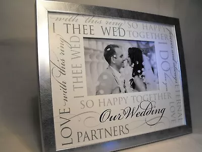 Partners Wedding Gift Bride And Groom Photo Frame  Mr And Mrs  Wedding Photo • £15.95