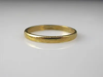 Baby Ring Band Vintage Estate Antique 10K Yellow Rose Child Petite • $65