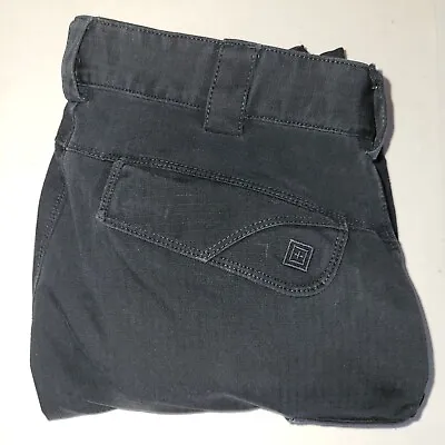 5.11 Tactical Series Pants Men's Size 34x32 Black Ripstop 74369 • $21.95