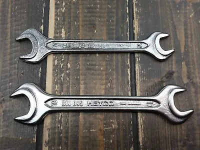 VINTAGE - LOT Of 2 - HEYCO Mercedes Benz Wrenches 14mm 17mm 19mm - Germany • $24.99