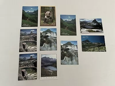 Vintage Older Lot Of 10 Glacier National Park Postcards 0823 • $9.99