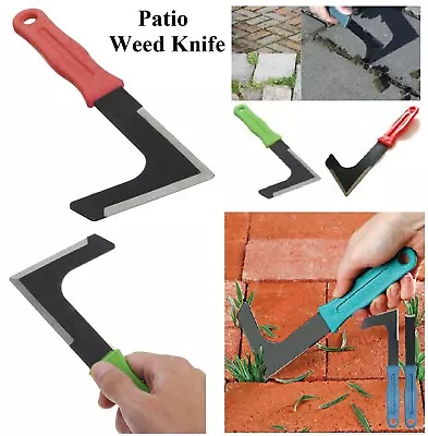 Garden Patio Weed Knife Paving Slab Grove Moss Weeding Remover Tool Weeder Knife • £2.55