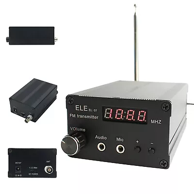 Wireless Audio Broadcast Radio Transmitter EL-07 0.5W/5W Stereo FM Transmitter • $67.93