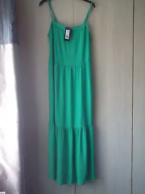 Bnwt Size 12 Green Maxi Sundress From  Marks & Spencer Beachwear • £15.99