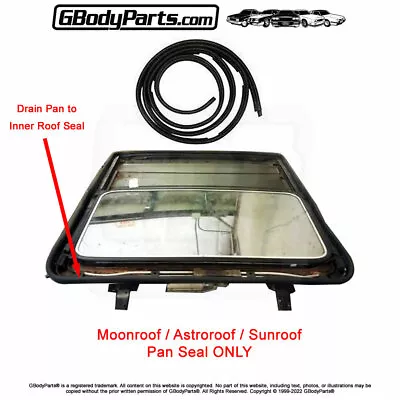 78-88 For GM Models W/FACTORY Astro Sun Moon Roof Weatherstrip PAN Housing SEAL • $129.95