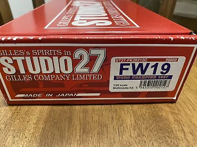 1/20 Studio27 Williams Renault FW19 F1 Grand Prix GP MFH Tamiya Revell St27 DTM • $200