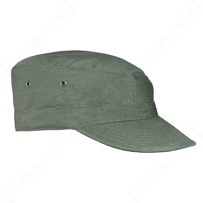 US Olive Green BDU CAP All Sizes American Army Style Field Hat Ripstop Military • £10.25