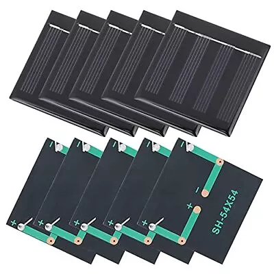 Mini Solar Panel 10pcs 2v 100ma 0.2w Polysilicon Small Micro Solar Cell Module F • $20.23