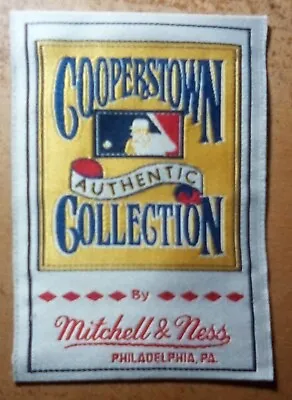 Cooperstown Collection Authentic Mitchell And Ness Label Tag Never Sewn NEW • $19.95